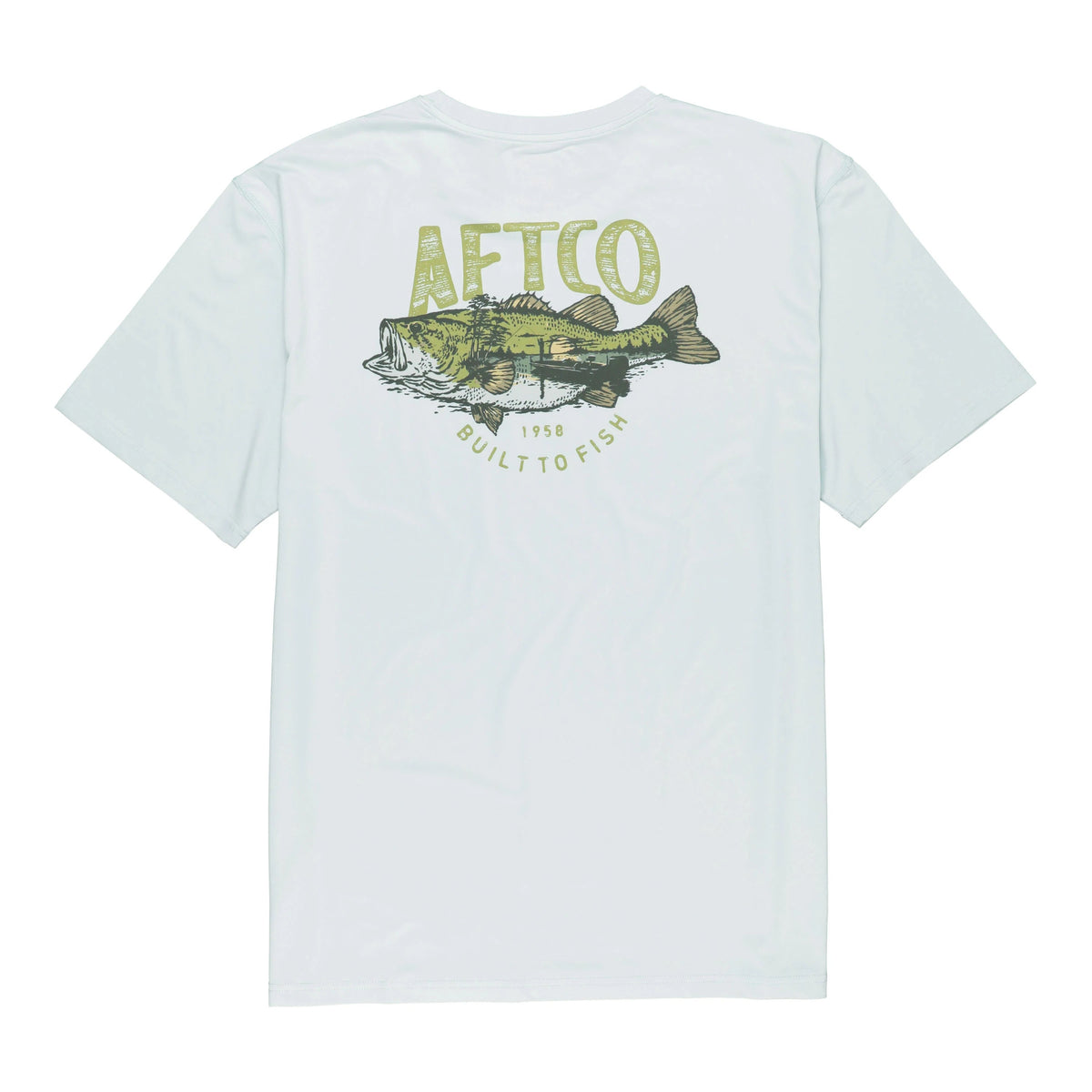 AFTCOAftco Wild Catch Short Sleeve Tee - Sprout - PerformanceAftco Wild Catch Short Sleeve Tee - SproutM60165 - SPR - M