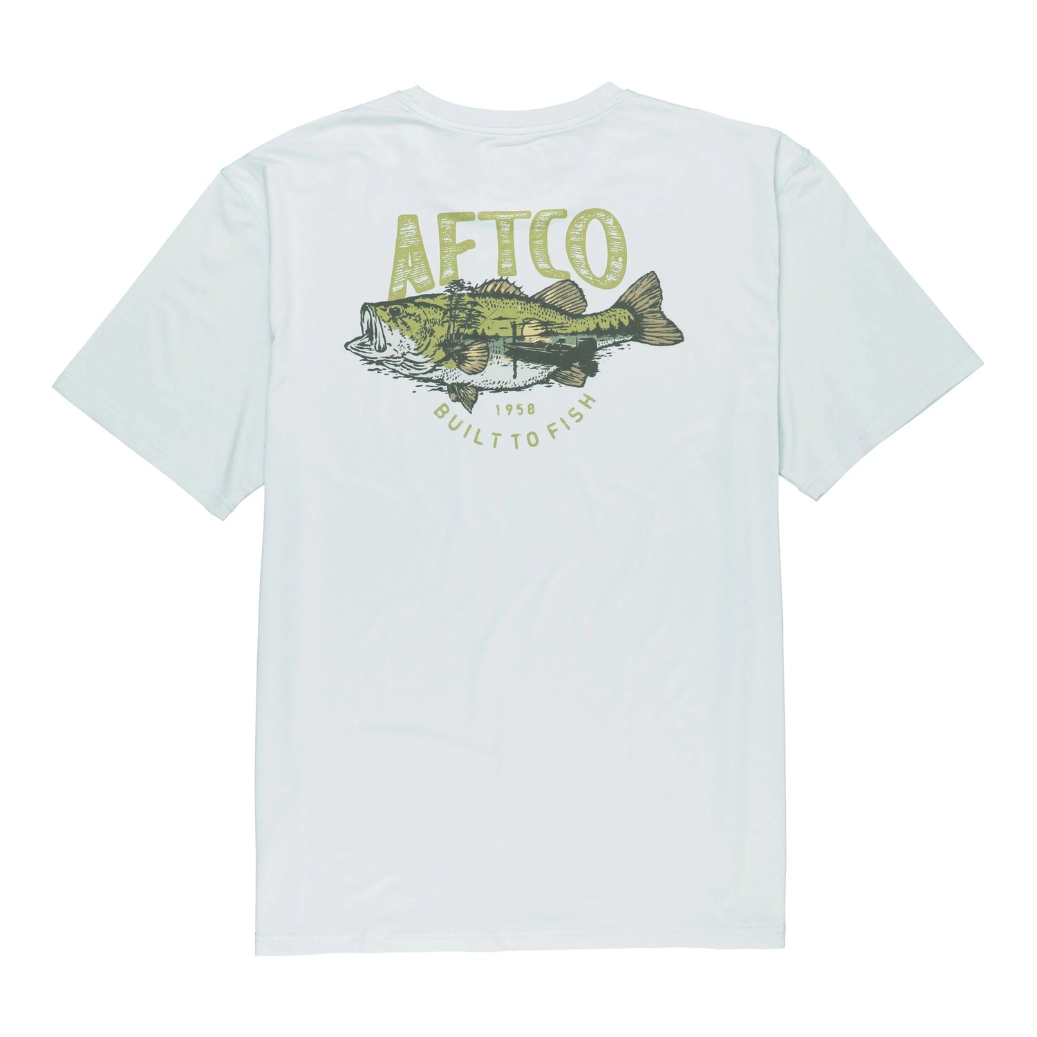 AFTCOAftco Wild Catch Short Sleeve Tee - Sprout - PerformanceAftco Wild Catch Short Sleeve Tee - SproutM60165 - SPR - M