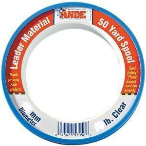AndeAnde Clear Mono Leader 50 Yards - LineAnde 40lb 50 YardsAND021