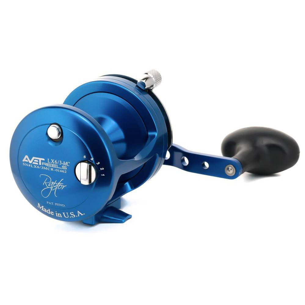 AvetAvet LX Raptor 2 - Speed Series Lever Drag Reels - Conventional Lever Drag ReelsAvet LX Raptor BlueAVT - LXRAP - BLUE