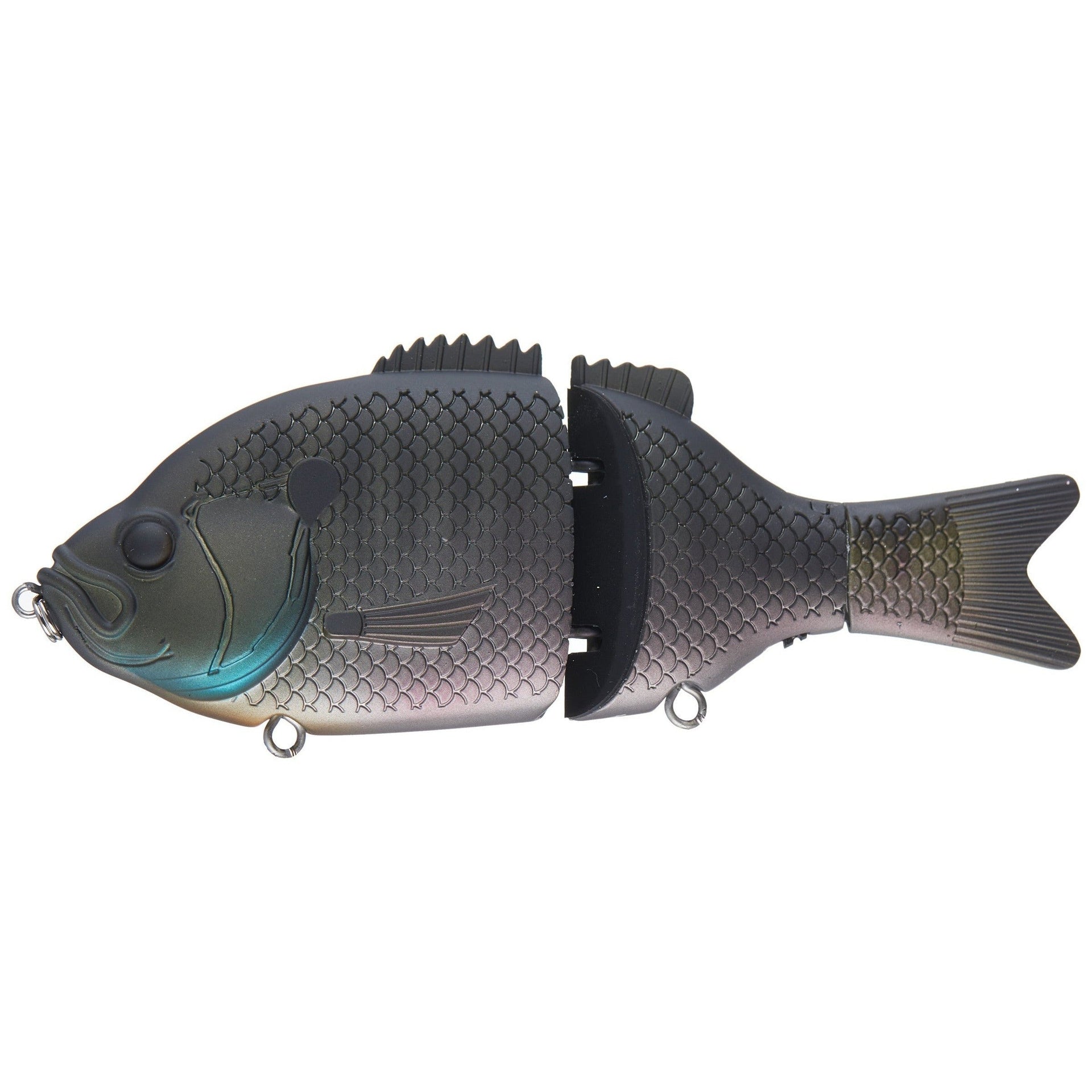 blue gillteazer ice fishing lure Baitsanity Explorer Gill Glide Bait – Anatomically Correct Bluegill Profile – Tackle Express addicted 90 Degree Jig Hook this swimbait adapts to Size:5/0 50pk