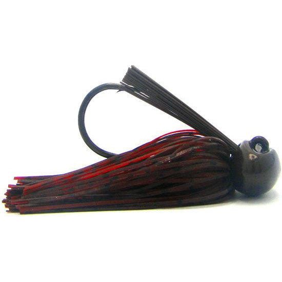 Bass Patrol Silicone Western Football Jig (Watermelon Pumpkin Craw 1/2 Oz)