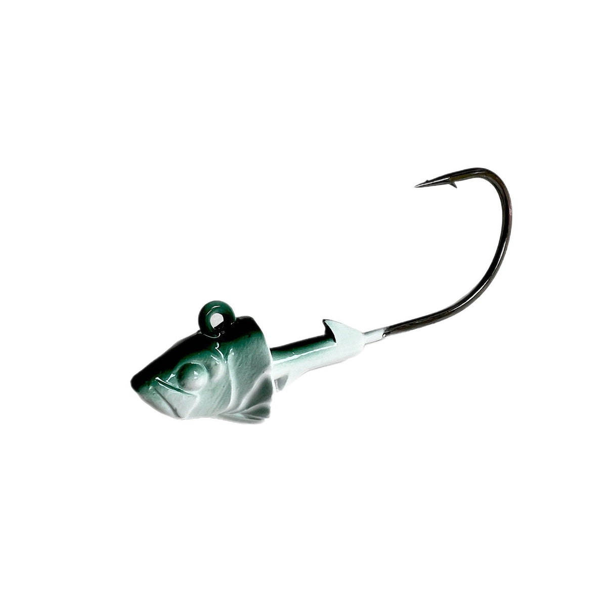 BasstrixBasstrix Ledge Rocker Jig Heads - Swimbait Jig HeadsMetallic GreenLRO558