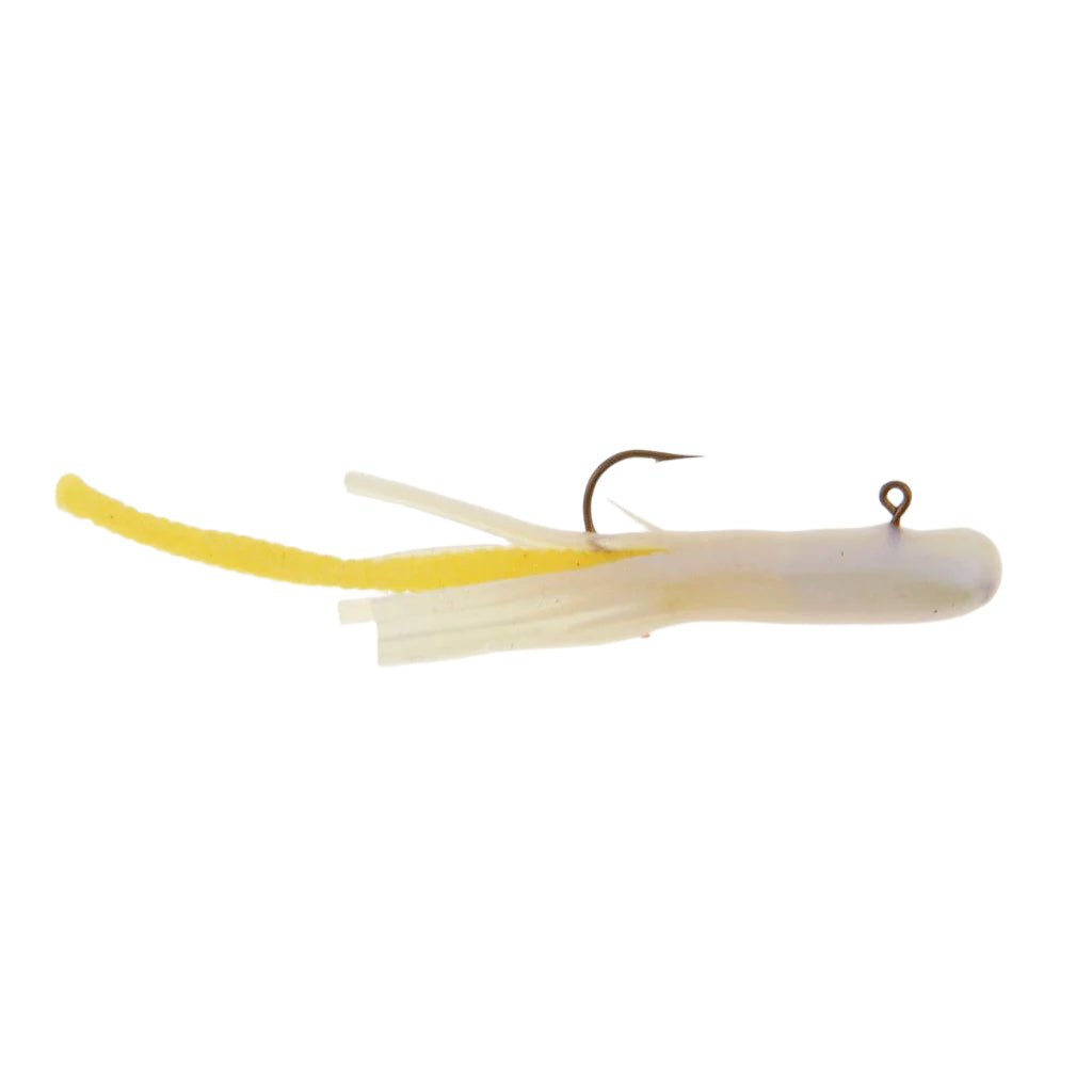 atom saltwater fishing lure Berkley PowerBait Pre-Rigged Atomic Teasers, 1/32oz, Pearl White