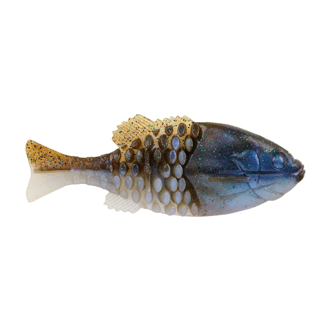 BerkleyBerkley Powerbait Gilly Swimbait 110mm - Soft Plasticsgreen pumpkin blue flakePBGL110 - IGPB
