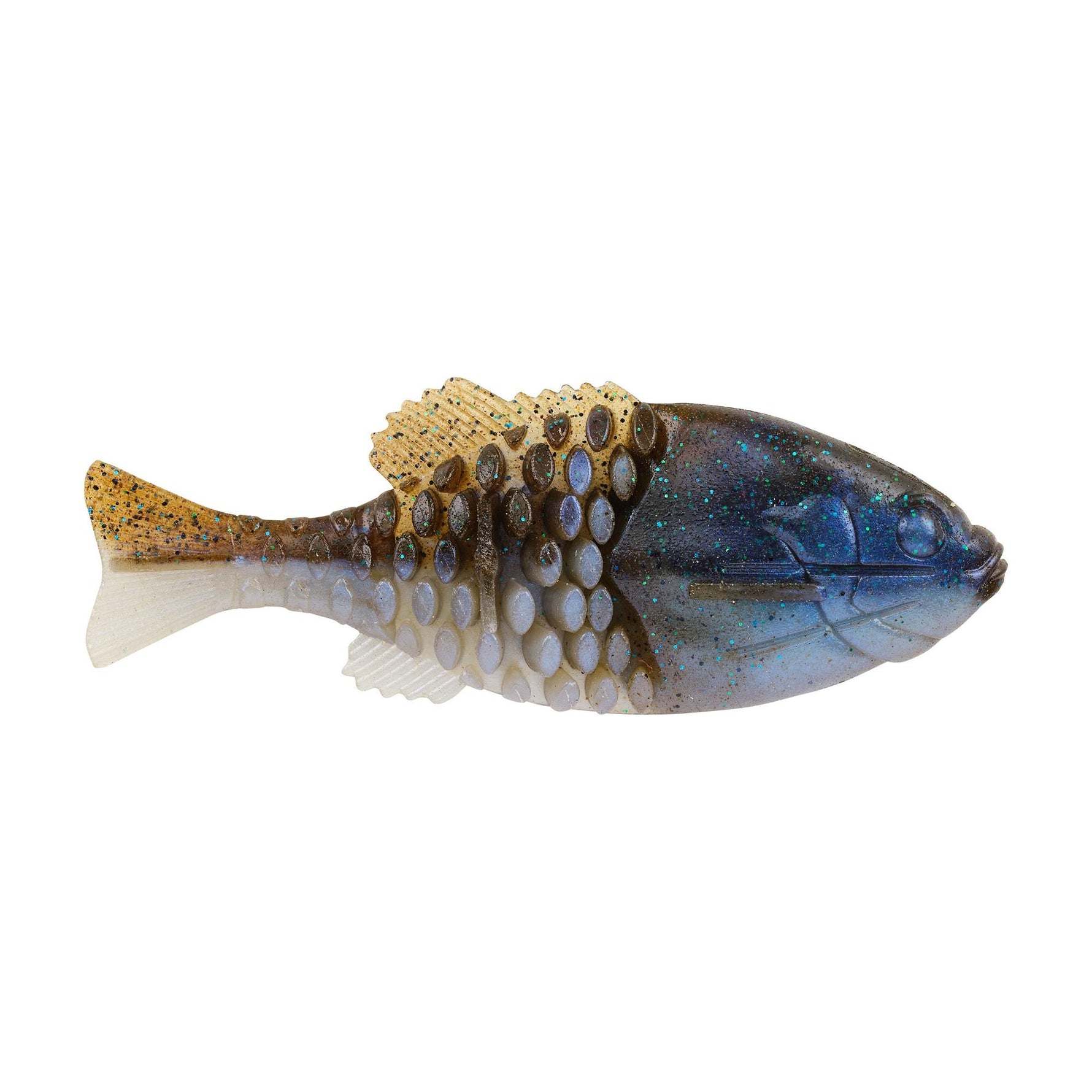 BerkleyBerkley Powerbait Gilly Swimbait 110mm - Soft Plasticsgreen pumpkin blue flakePBGL110 - IGPB
