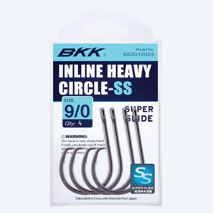 BKK SS Inline Heavy Circle Hook – Versatile Heavy Tackle Circle for Salt & Fresh – Tackle Express
