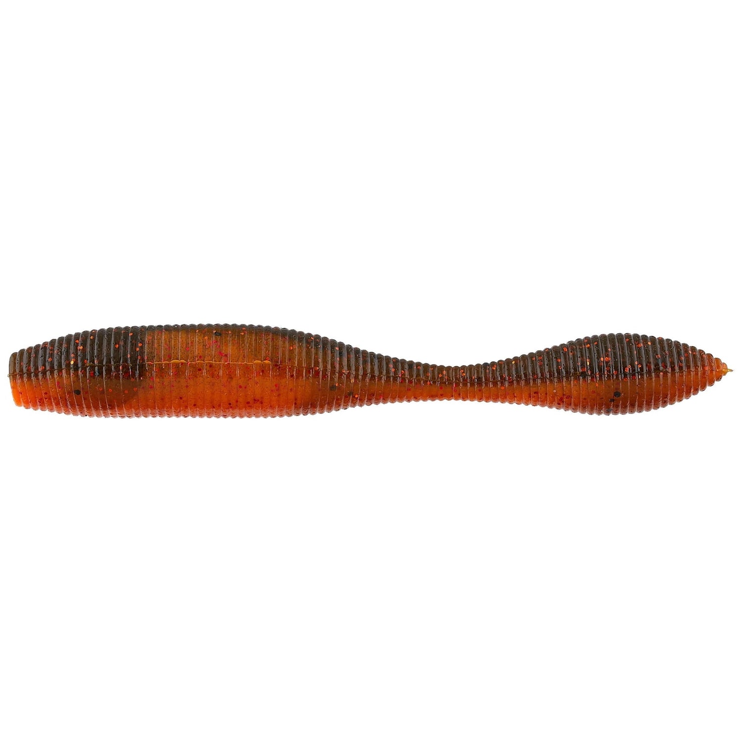 Daiwa Yamamoto Neko Macho 4.5 WormWatermelon Copper Orange with Red Flake