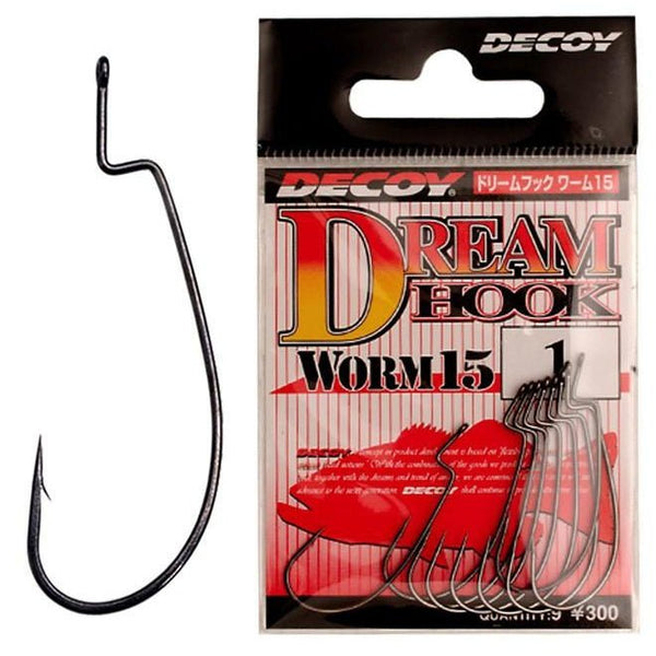 Decoy Dream Worm15 Hook Single Hooks – Tackle Express