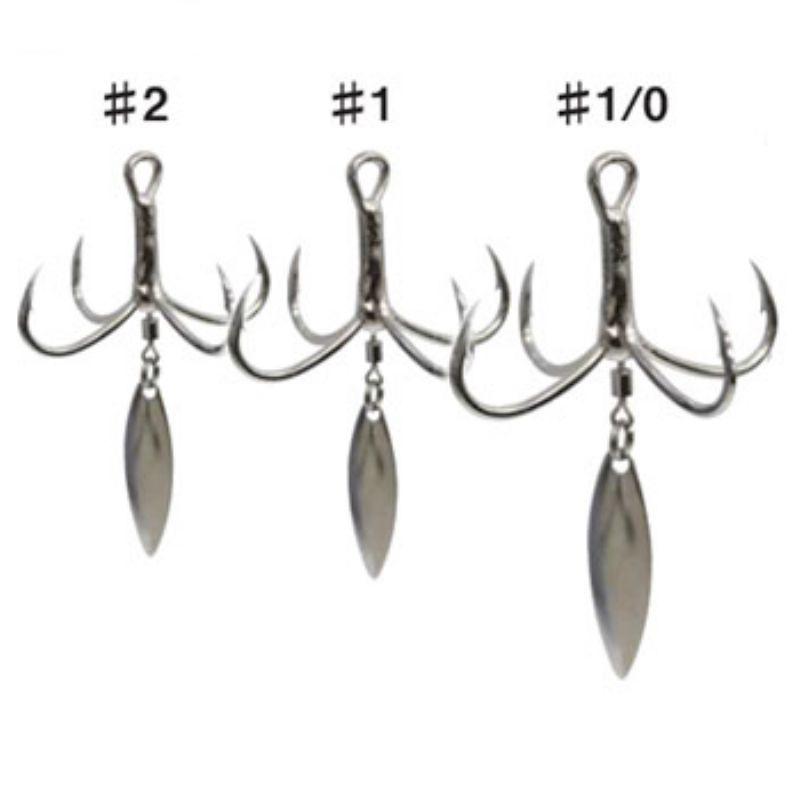 DecoyDecoy X - F55BQ Bladed Quattro Hook - Treble HooksDecoy X - F55BQ Bladed Quattro HookDEC060