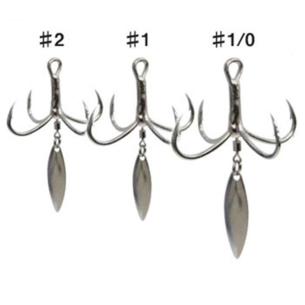 Decoy X-F55BQ Bladed Quattro Hook Treble Hooks – Tackle Express