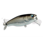 DepsDeps Buzzjet Jr. Wakebait - Topwater14 Black SilverBJJR/14