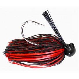 DobynsDobyns Skirted Football Jigs - 3 Pack - Football JigsMidnight RedSFB - MDNTRD - 3/8
