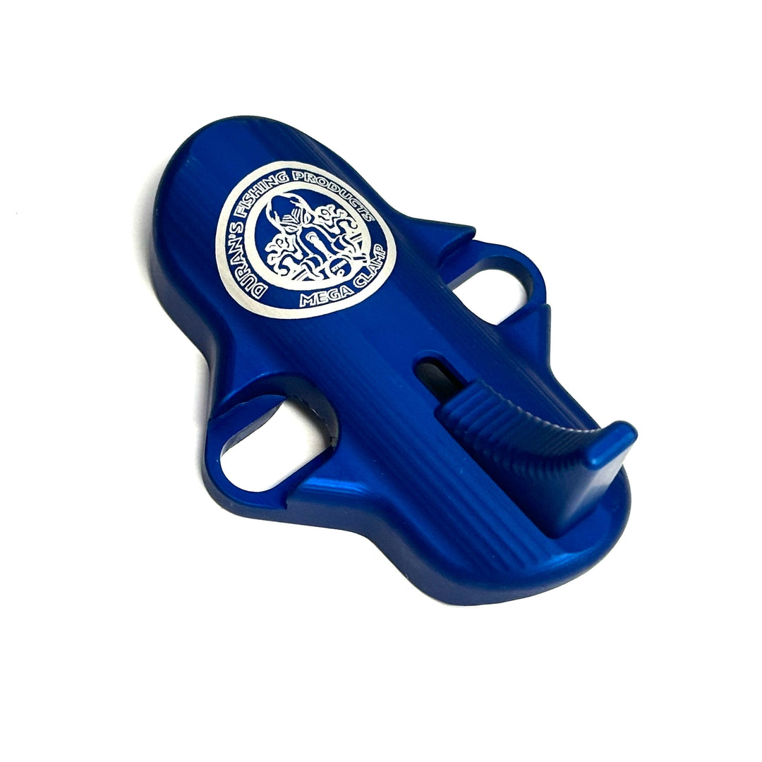 Duran's Fishing ProductsDuran's DFP Mega Clamp w/ Adjustable Trigger - Rod and Reel AccessoriesDuran's DFP Mega Blue Clamp with triggerDFPMEGA2732 - BLU - TGR