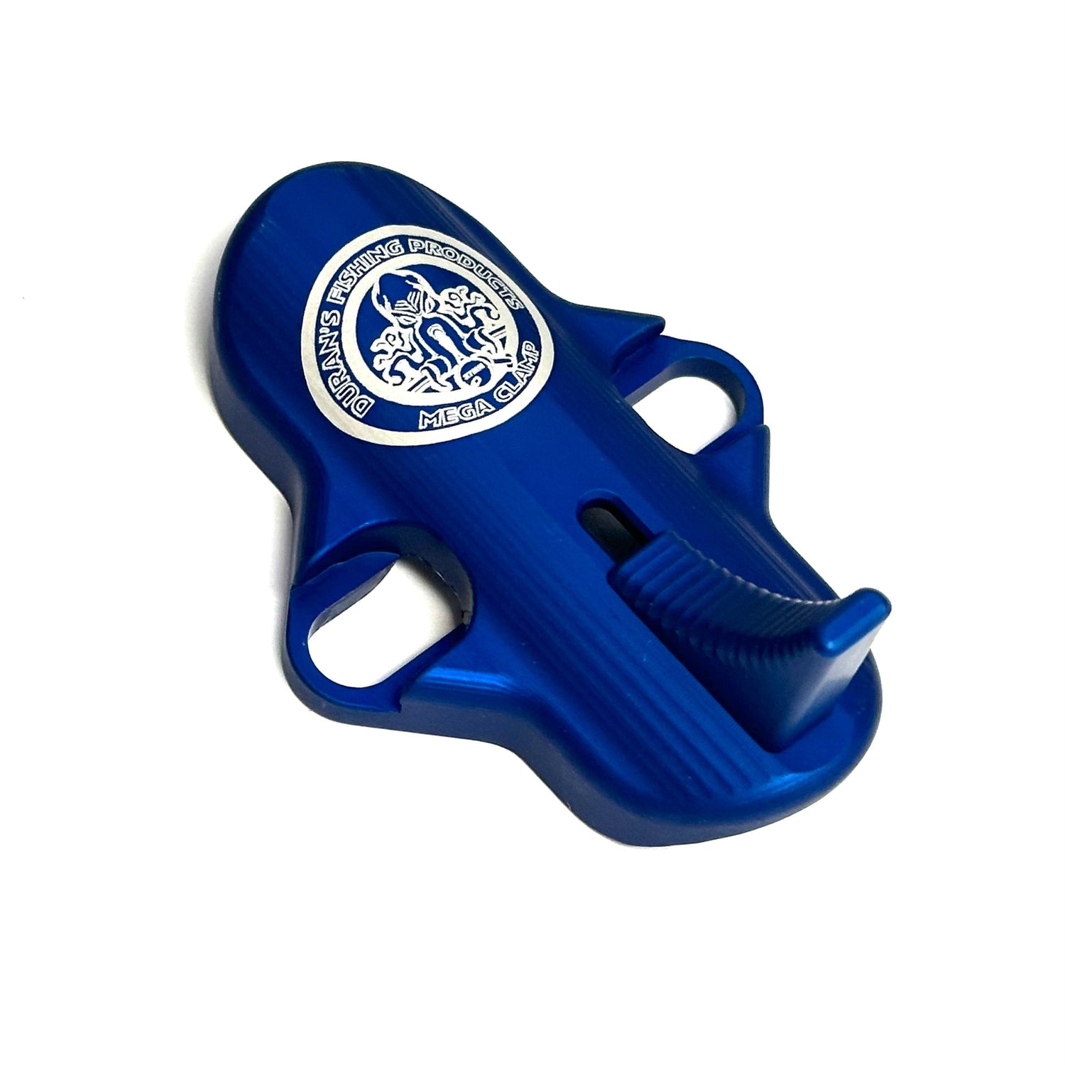 Duran's Fishing ProductsDuran's DFP Mega Clamp w/ Adjustable Trigger - Rod and Reel AccessoriesDuran's DFP Mega Blue Clamp with triggerDFPMEGA2732 - BLU - TGR