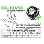 Fish MonkeyFish Monkey Free Style Custom Fit Glove UPF 50+ * - GlovesFish Monkey Free Style Custom Fit Glove UPF 50+ *FM22 - GREYWTRCAM - M