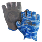 Fish MonkeyFish Monkey Stubby Guide Sun Protection Gloves - GlovesFish Monkey Stubby Guide Sun Protection GlovesFM18 - BLWTRCAM - M