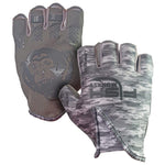 Fish MonkeyFish Monkey Stubby Guide Sun Protection Gloves - GlovesFish Monkey Stubby Guide Sun Protection GlovesFM18 - GREYWTRCAM - L