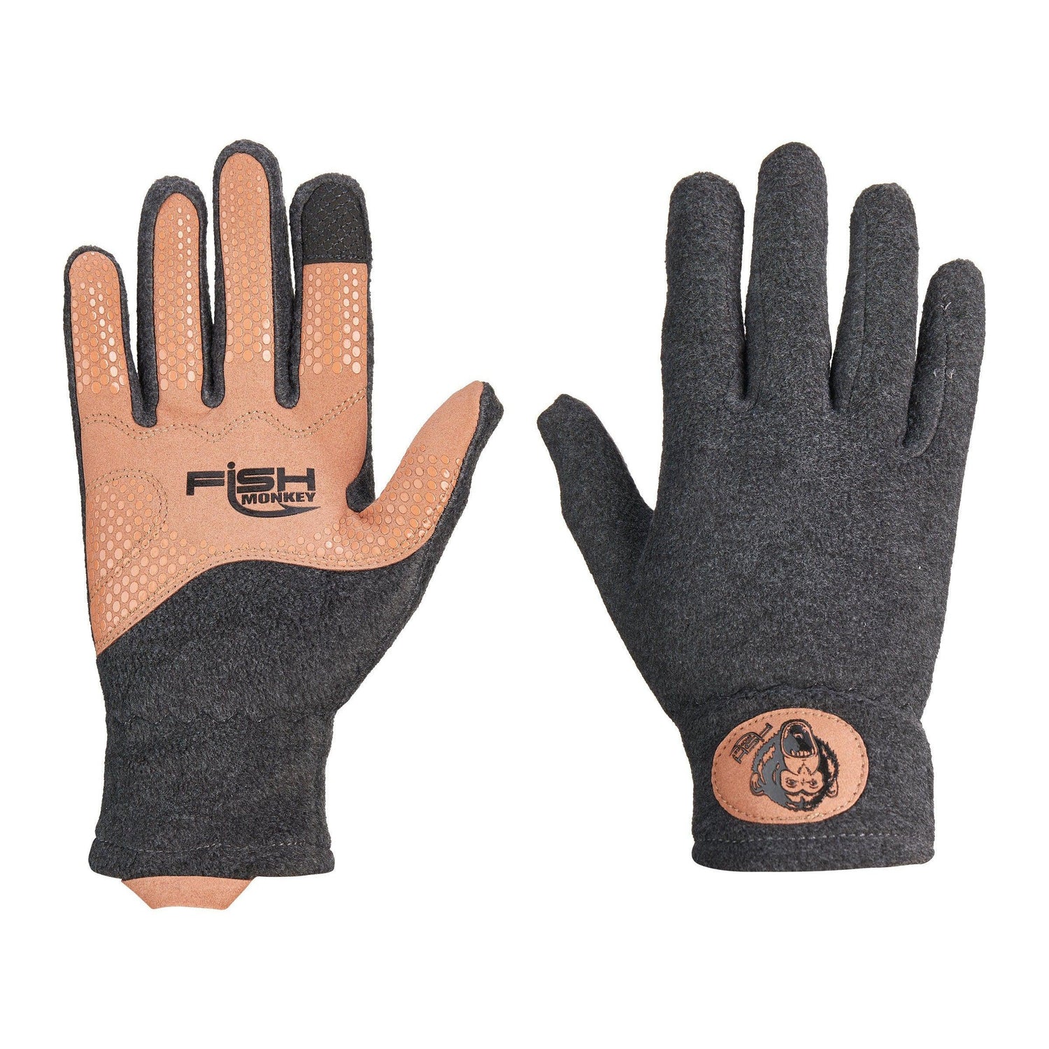 Fish MonkeyFish Monkey Task Fleece Fishing Gloves - GlovesFront & BackFM33 - CH - S