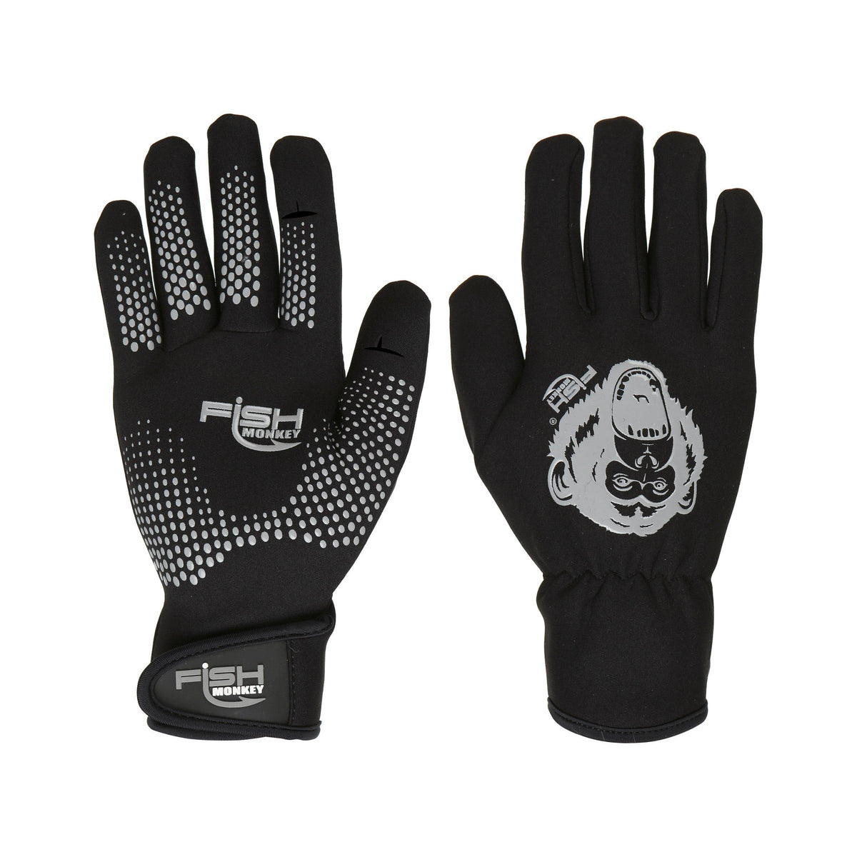 Fish MonkeyFish Monkey The Blocker Neoprene Fishing Glove - GlovesFront & BackFM50 - BLK - S