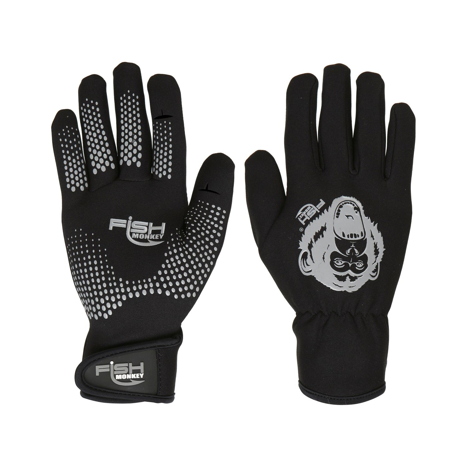 Fish MonkeyFish Monkey The Blocker Neoprene Fishing Glove - GlovesFront & BackFM50 - BLK - S