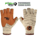 Fish MonkeyFish Monkey Wooly Half Finger Wool Fishing Glove - GlovesFront & BackFM30 - WHL - SM