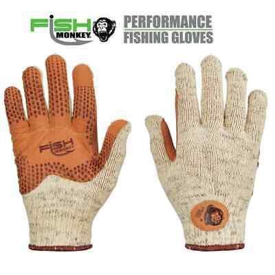 Fish MonkeyFish Monkey Wooly Long Full Finger Wool Fishing Glove - GlovesFront & BackFM32 - WHL - SM
