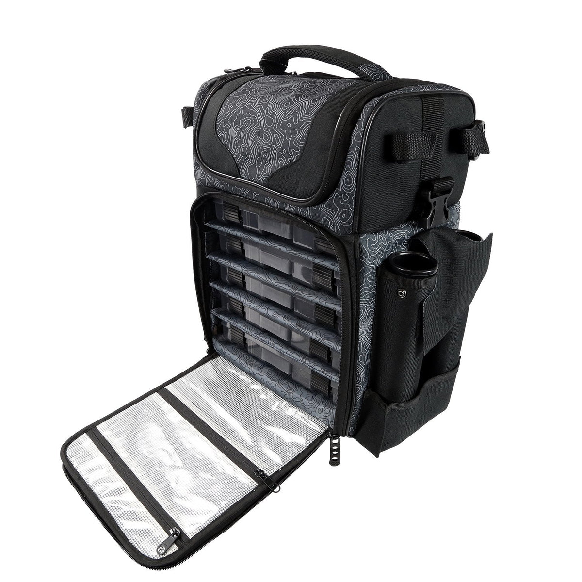 FishLabFishLab Small Roller Tackle Bag - Tackle BagsFishLab Smaller Roller Tackle Bag - openFL - SRB