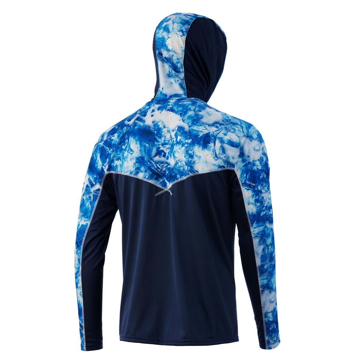 HukHuk Icon X Hooded LS Shirt Mossy Oak Blue Shark - PerformanceHuk Icon X Hooded LS Shirt Mossy Oak Blue Shark BackH1200392 - 990 - L - BS