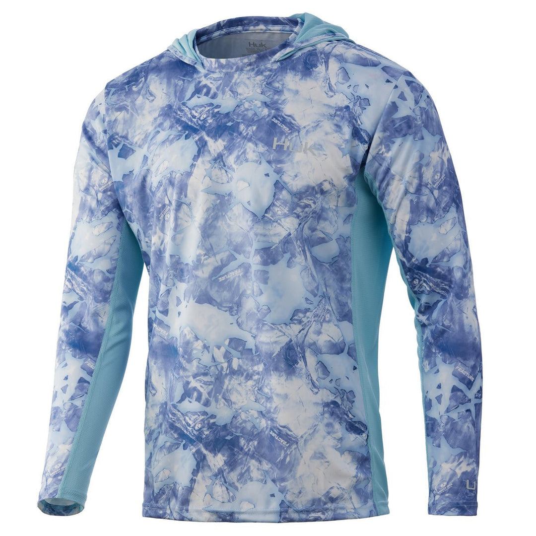 HukHuk Icon X Hooded LS Shirt Mossy Oak Evenflow - PerformanceHuk EvenflowH1200392 - 989 - L - EVEN
