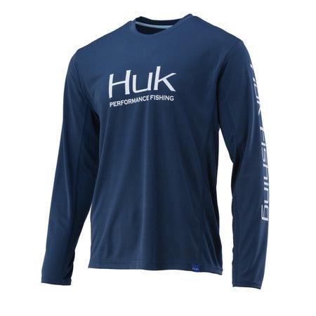 HukHuk ICON X Long Sleeve Tech Tees - PerformanceSargasso Sea 409H1200138 - 409 - XXL