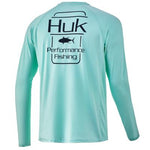 HukHuk Tuna Badge Pursuit Long Sleeve Performance Tech Tee - PerformanceHuk tuna Badge SeafoamH1200249 - 350 - XL