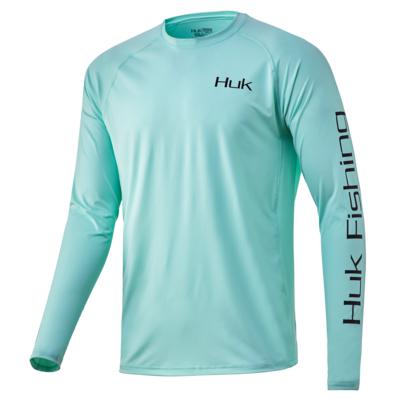 HukHuk Tuna Badge Pursuit Long Sleeve Performance Tech Tee - PerformanceHuk tuna Badge SeafoamH1200249 - 350 - XL