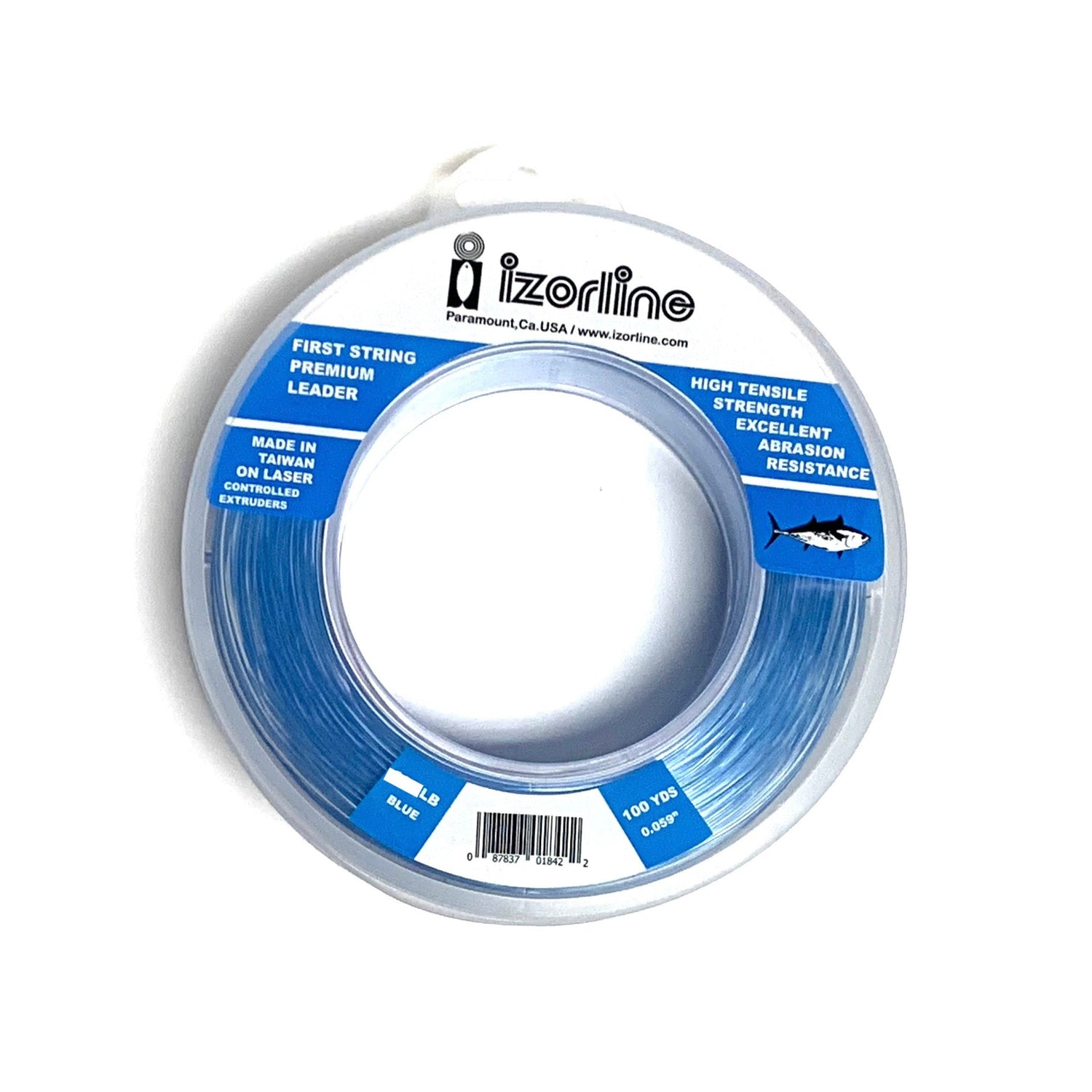 IzorlineIzorline First String Premium Poly Monofilament Leader Line - Line First String Premium Poly Monofilament Leader Line13792 - 100 - BLU - 100YDSWRST