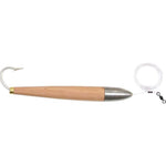 Lead MastersLead Masters Cedar Plug Size 8 - Saltwater Trolling LuresLead Masters Cedar Plug Natural CedarLMCP8NAT