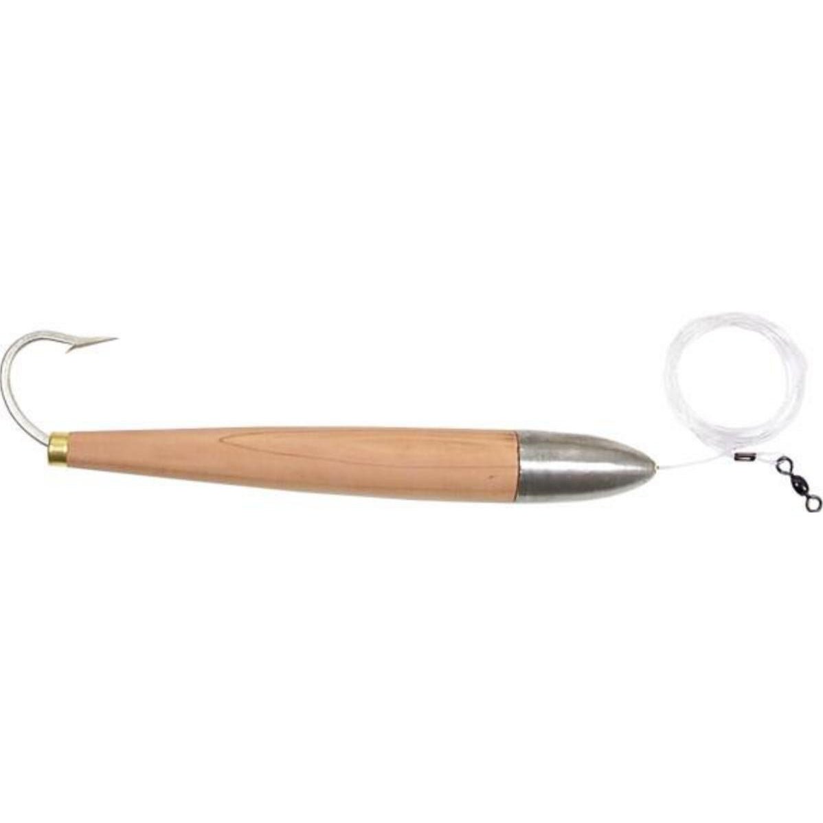 Lead MastersLead Masters Cedar Plug Size 8 - Saltwater Trolling LuresLead Masters Cedar Plug Natural CedarLMCP8NAT
