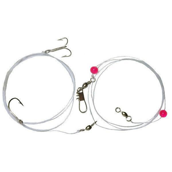Lead MastersLead Masters Halibut Trap Rig - Saltwater Rigs15lb Test 1 Bait Hook 8 Trebl Trap HookLEA165
