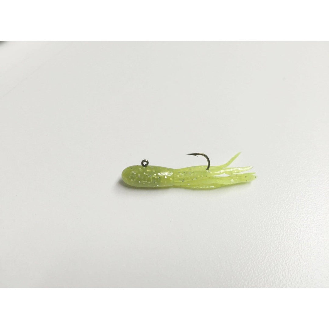 Lead MastersLead Masters Mini Tube Jigs 1/32oz - TubesChartreuse/Silver FlakeLEA126