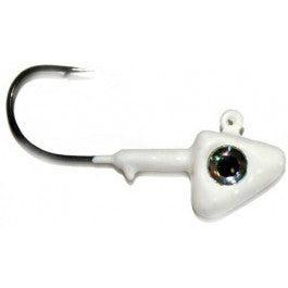 Lead MastersLead Masters Swimbait Heads White - Swimbait Jig Heads3/16oz 2/0 HookLEDMSTRS - SWMBTWHT - 316