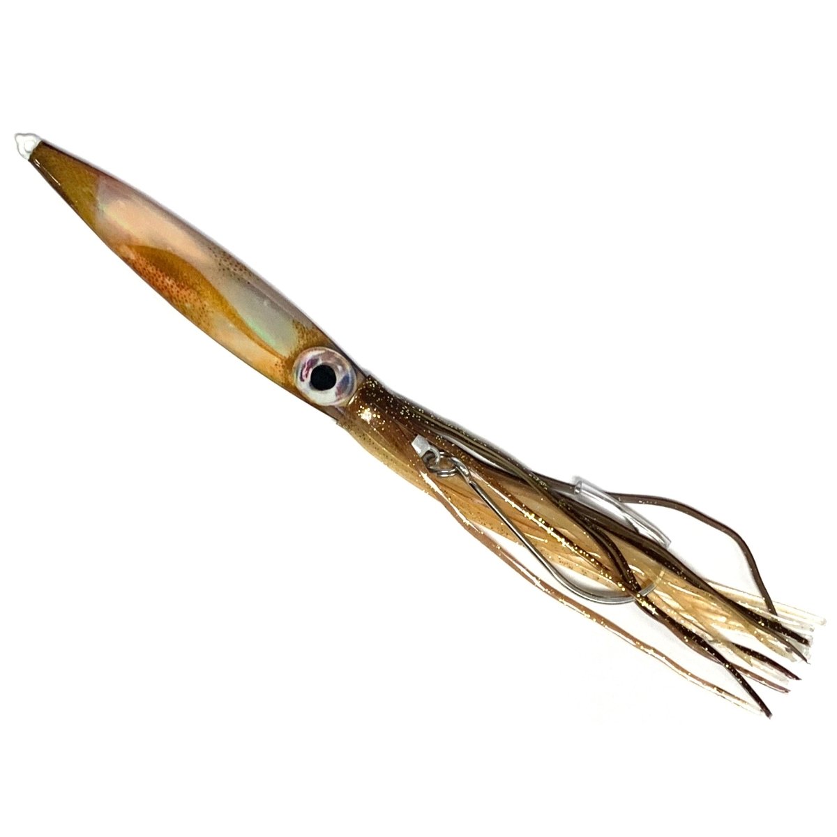 Lingcod JigsLingcod Jigs Living Squids - Saltwater JigsCaramel GlowLCJ - LVSQ - C8