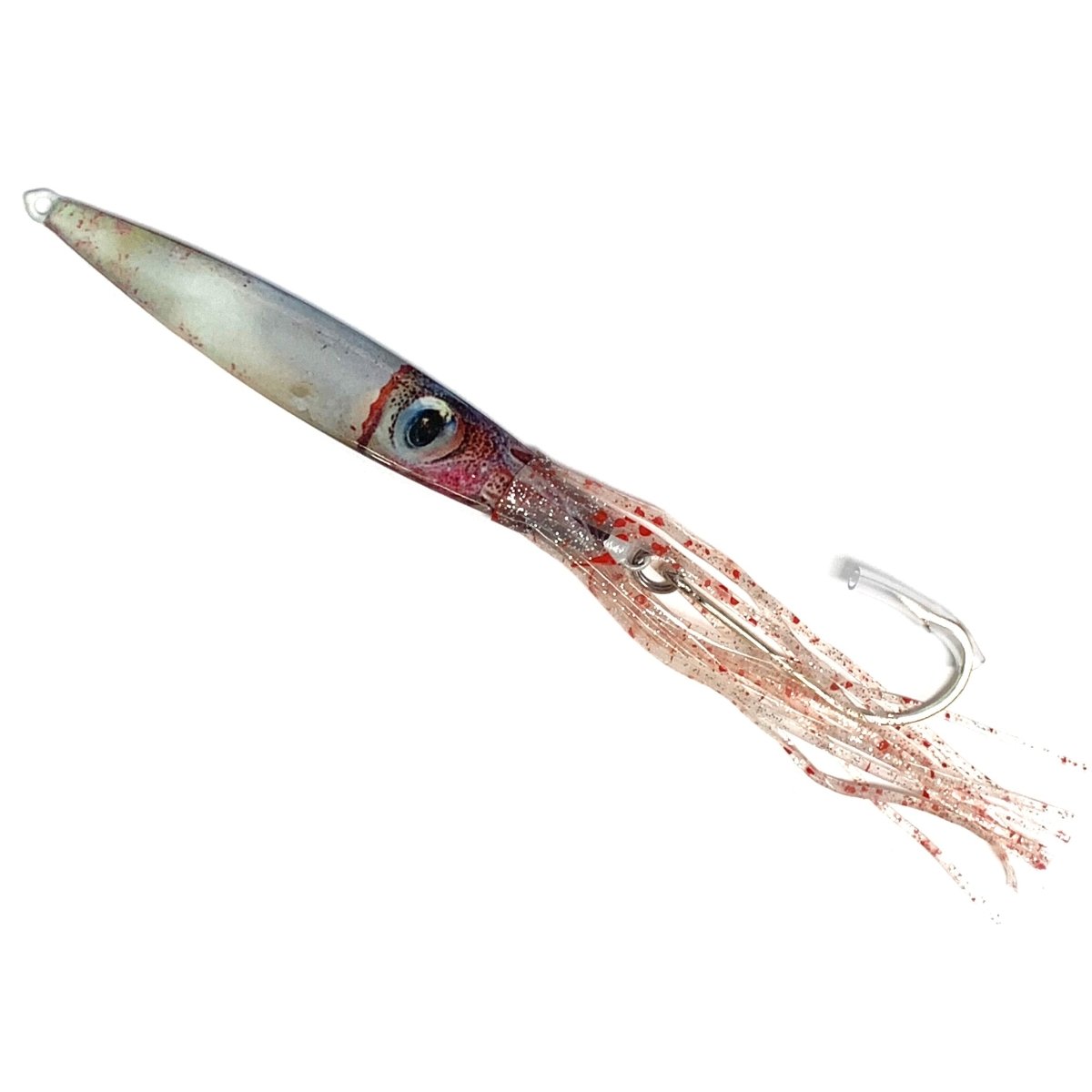 Lingcod JigsLingcod Jigs Living Squids - Saltwater JigsRed Spawn GlowLCJ - LVSQ - RSP8