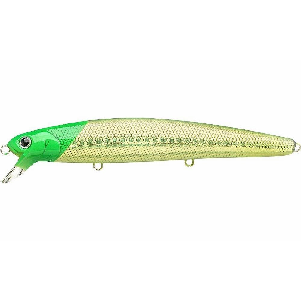 Lucky CraftLucky Craft Flash Minnow 110 CIF Jerkbait - JerkbaitLaser GreenheadchartLSRGRNHDCHART