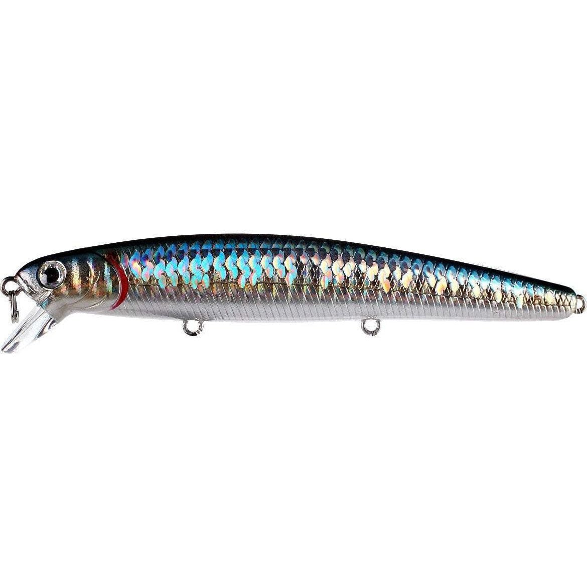 Lucky CraftLucky Craft Flash Minnow 110 CIF Jerkbait - Jerkbaitzebra ms american shadSW - FM110 - 720ZMSAS