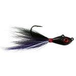 MustadMustad Big Eye Bucktail Jigs - Bucktail JigsBlack PurpleMUS035