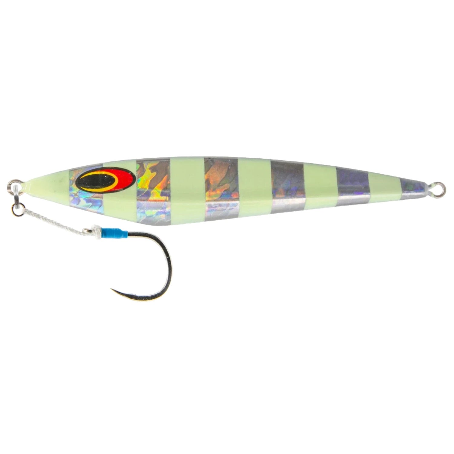 Nomad TackleNomad Tackle Ridgeback Jigs 320g - Saltwater JigsSilver Glow StripeRBACK - 320 - CRT