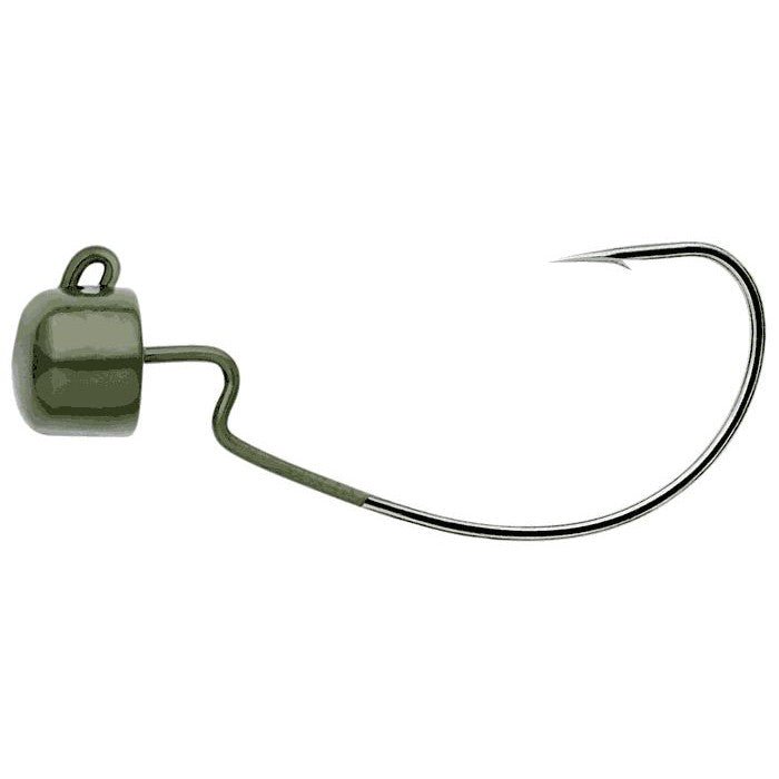 OwnerOwner Block Head Offset Head - Jig HeadsGreen Pumpkin4155GP - 011