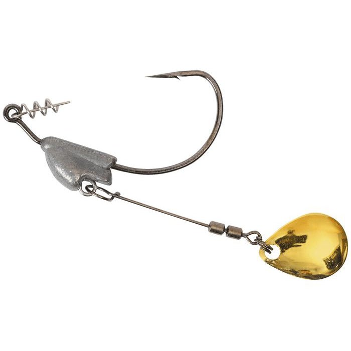 OwnerOwner Flashy Swimmer Hooks w/CPS - Single HooksOwner Flashy Swimmer Gold Colorado Blade4146 - 033