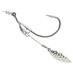 OwnerOwner Flashy Swimmer Hooks w/CPS - Single HooksOwner Flashy Swimmer Silver Willow Blade5164 - 021