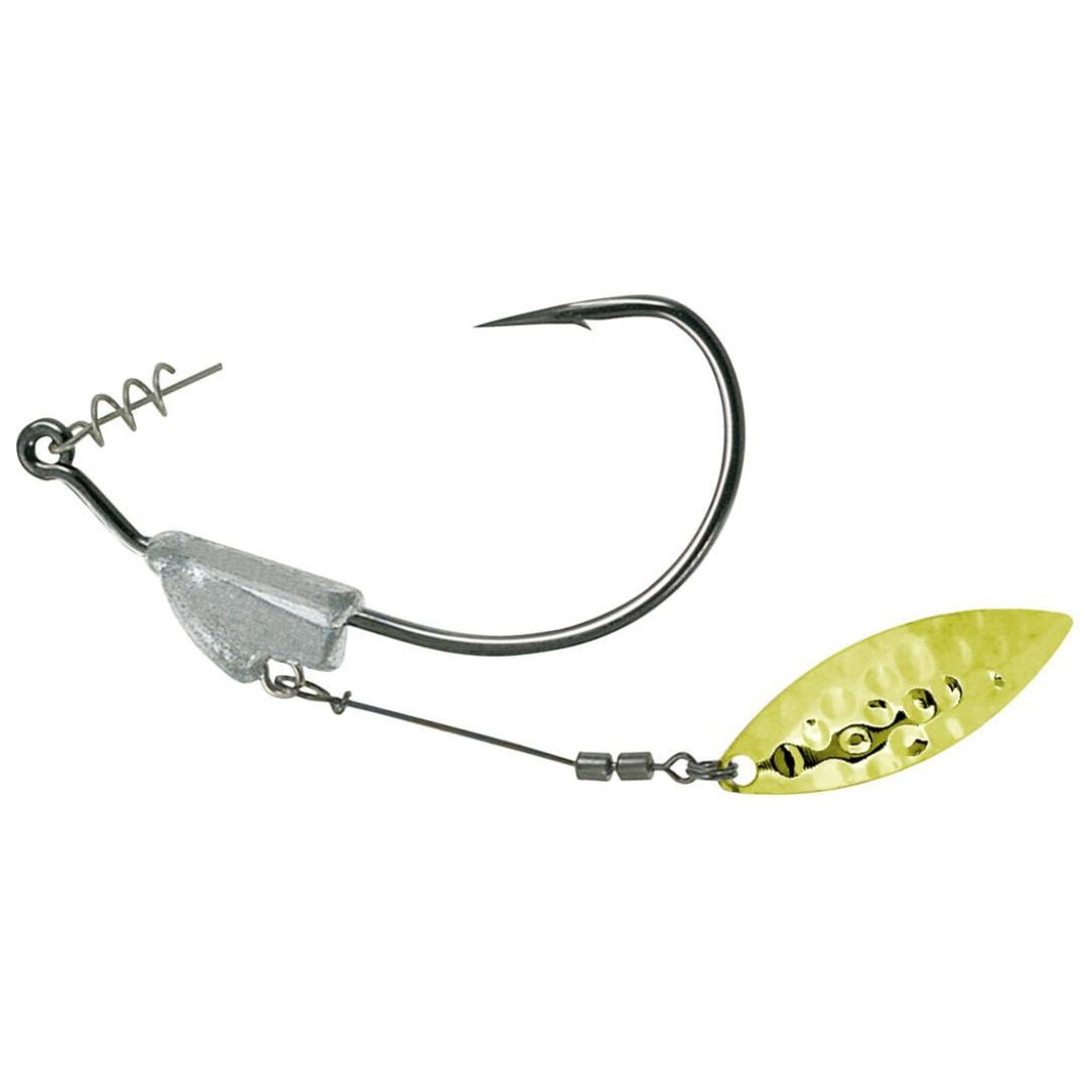 OwnerOwner Flashy Swimmer Hooks w/CPS - Single HooksOwner Flashy Swimmer Gold Willow Blade5164G - 021