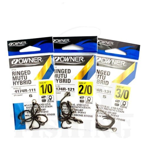 OwnerOwner Ringed Mutu Hybrid Circle Hook - Saltwater HooksOwner Ringed Mutu Hybrid Hook4174R - 051